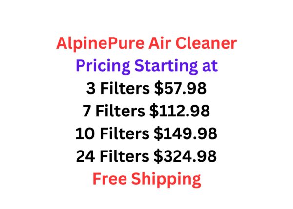 AlpinePure Air Cleaner Pricing
