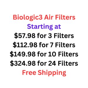 Biologic3 Air Filters Pricing