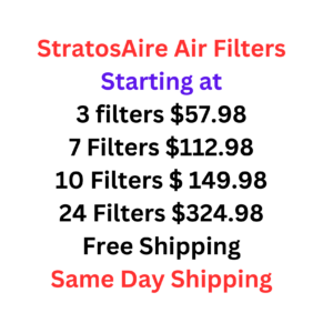 StratosAire Air Filter Pricing