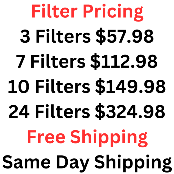 Filter Pricing